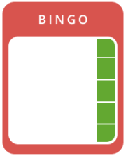 1 Line Vertical in Online Bingo