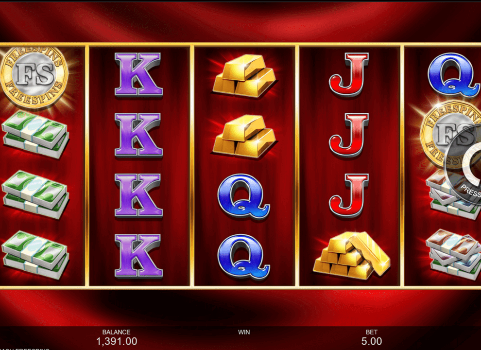 Screenshot of the online slot game Gold Cash Free Spins by Inspired Gaming, available to play at the best UK casino sites.